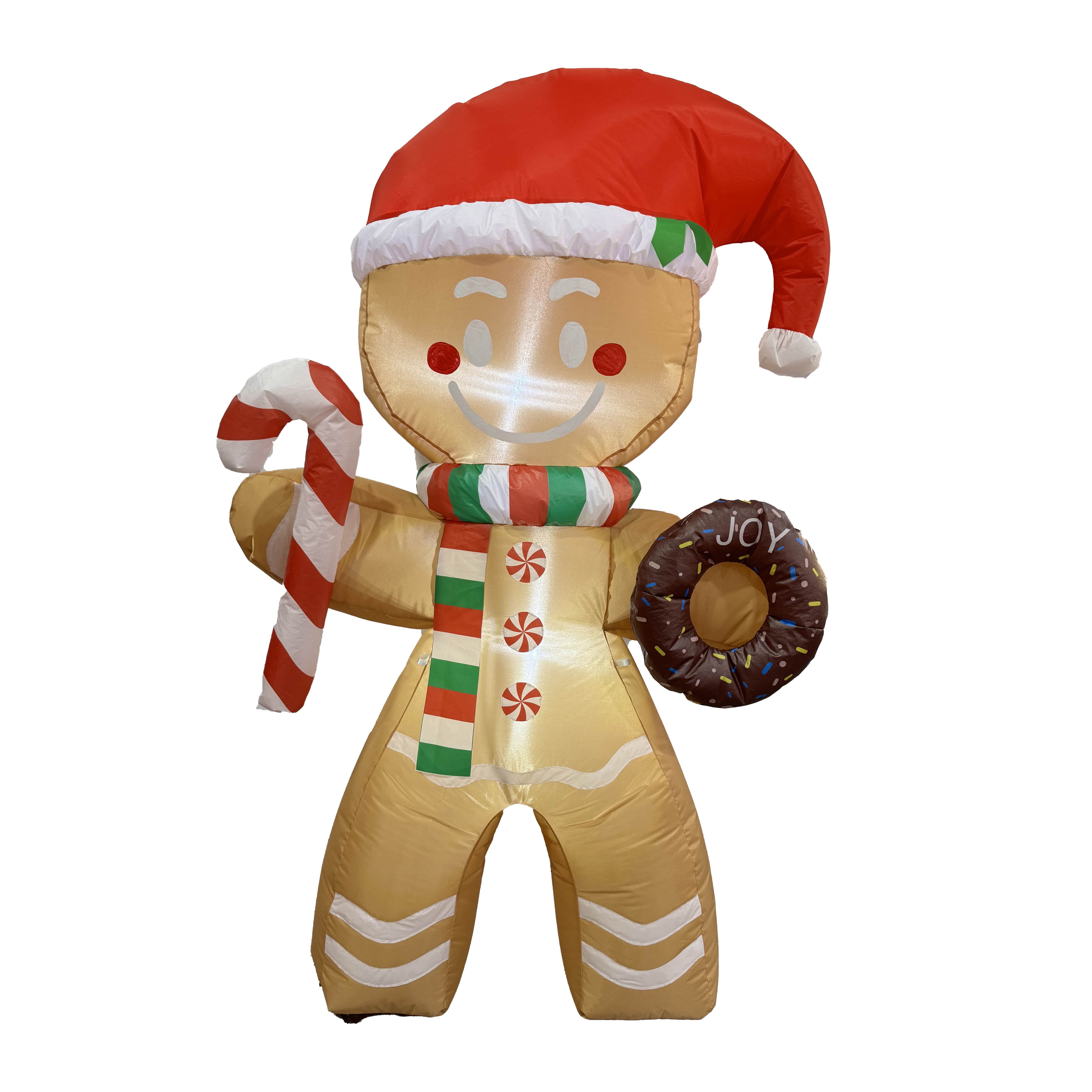 Inflatable gingerbread man