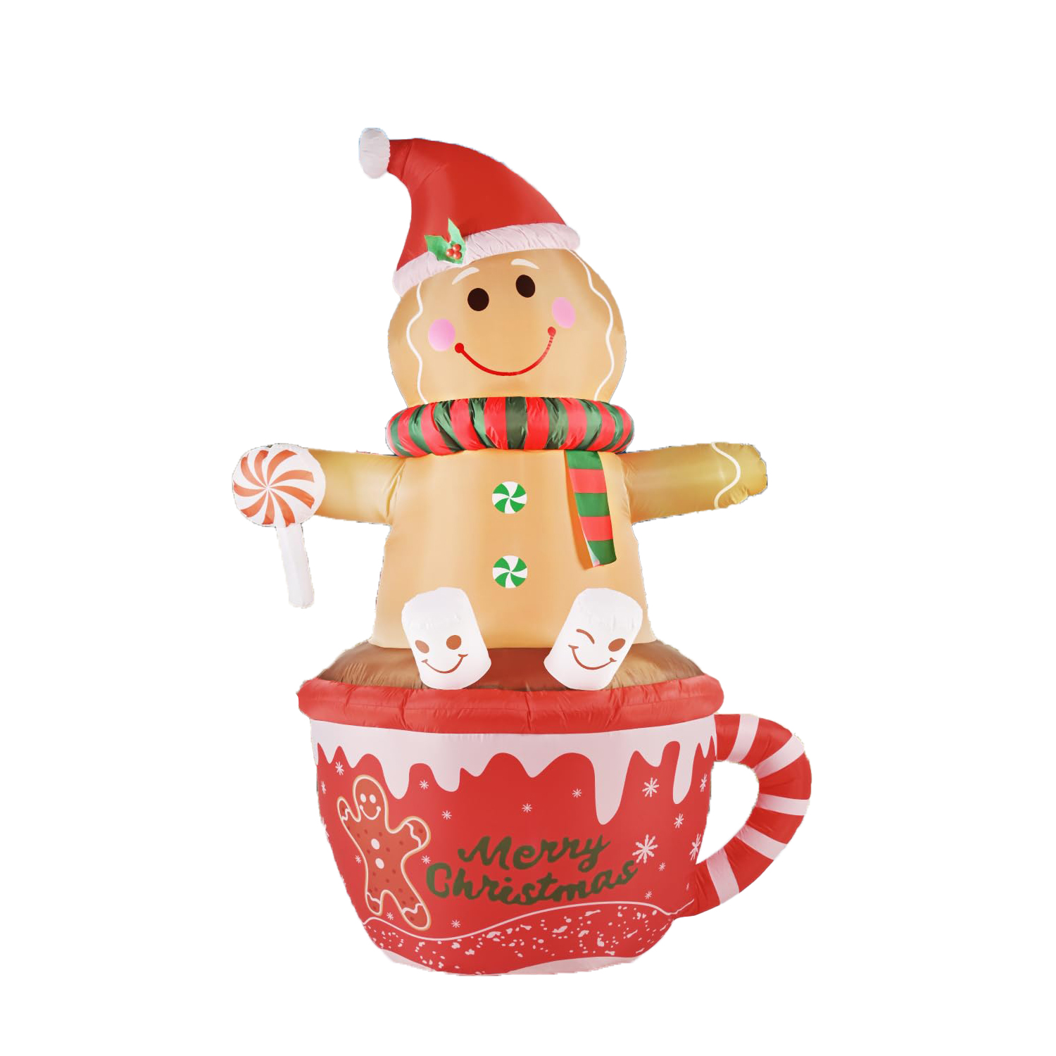 Gingerbread man coffee cup