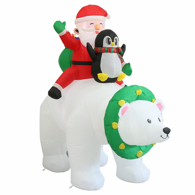 Shaking his head, white bear